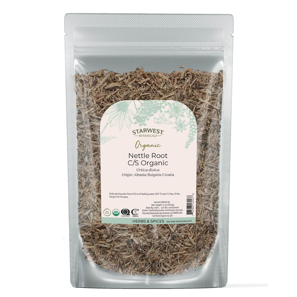 Starwest Botanicals nettle root dried leaves for tea and cooking