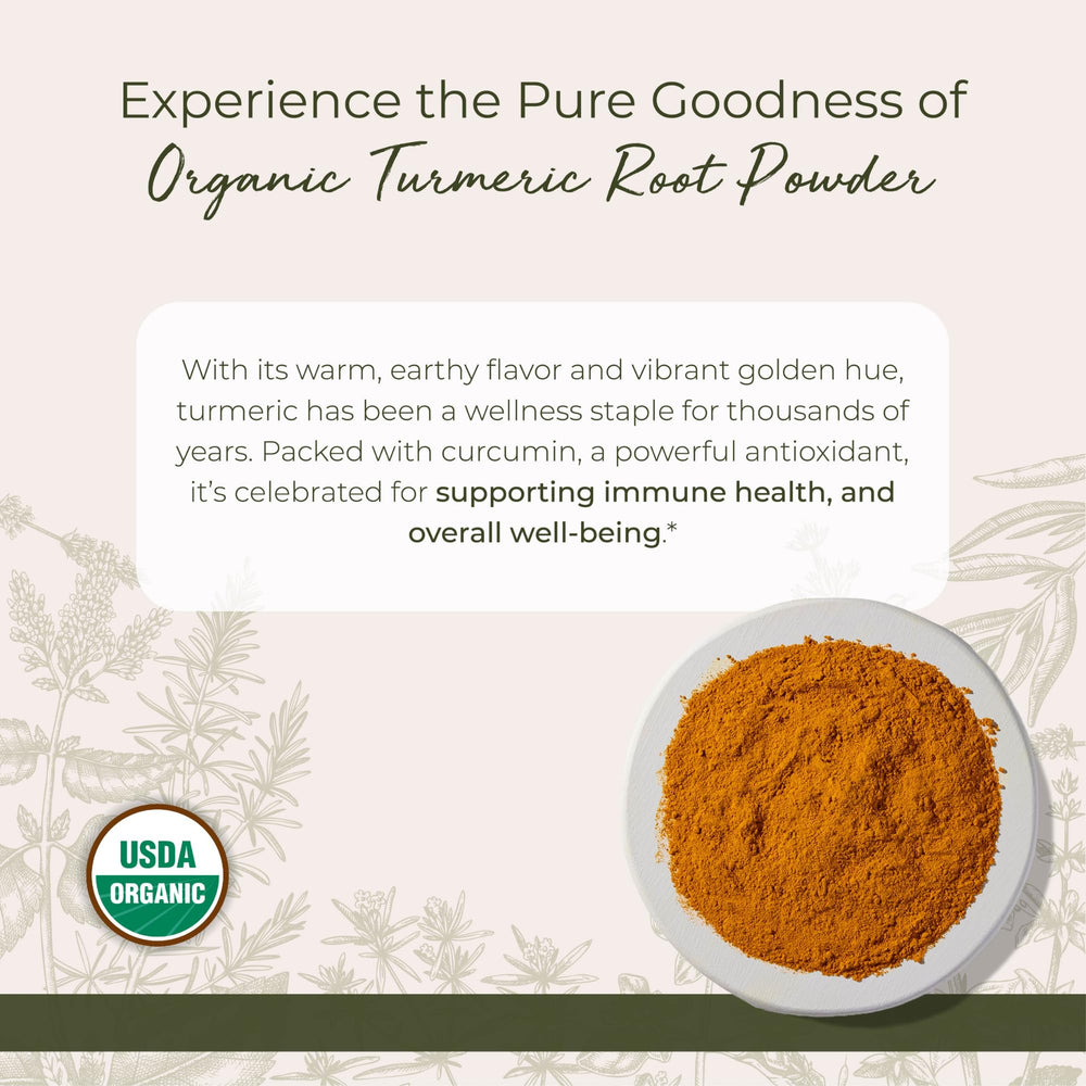 Turmeric powder texture close-up for smooth blending in sauces.