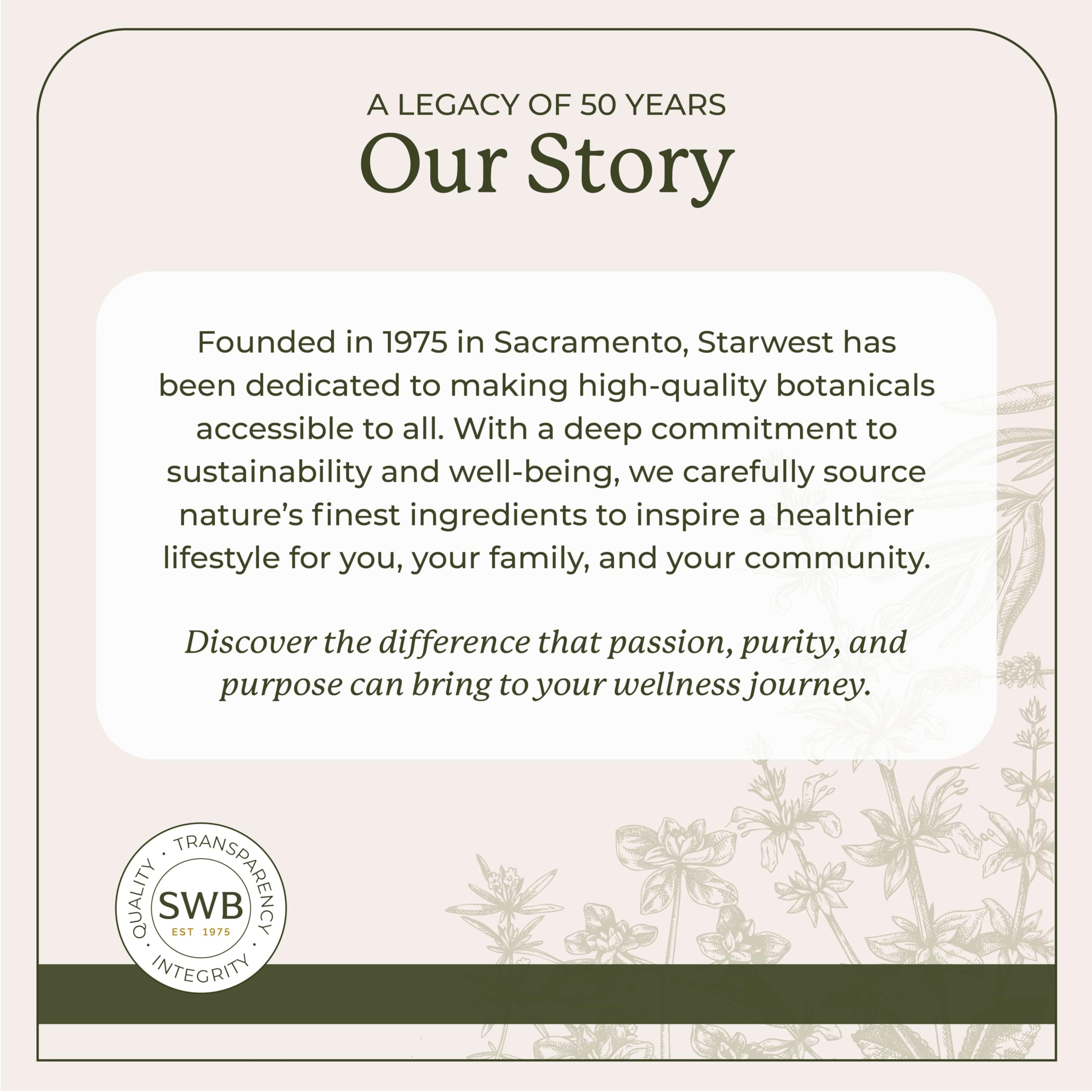 Starwest Botanicals sustainability map shows farms and sourcing partners.