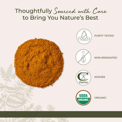 Turmeric powder in a curry dish showcases warm color.