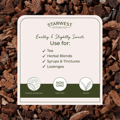 Fragrant Wild Cherry Bark aroma enhances herbal blends