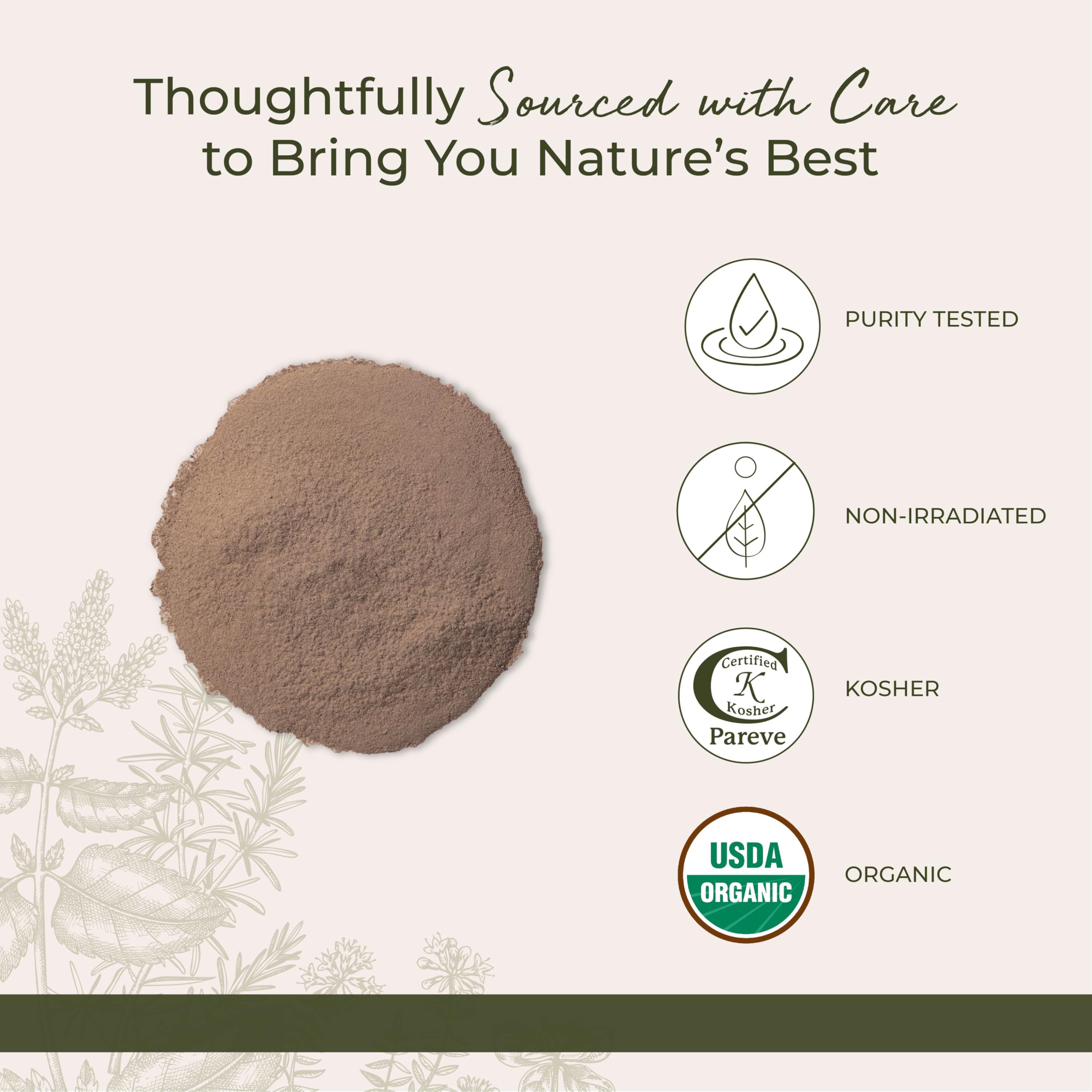 Starwest Burdock Root Powder blends into rice or pasta for savory, earthy finishing touches.