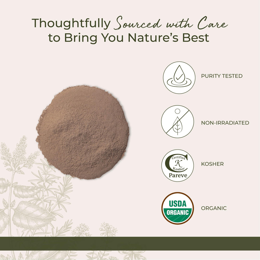 Starwest Burdock Root Powder blends into rice or pasta for savory, earthy finishing touches.