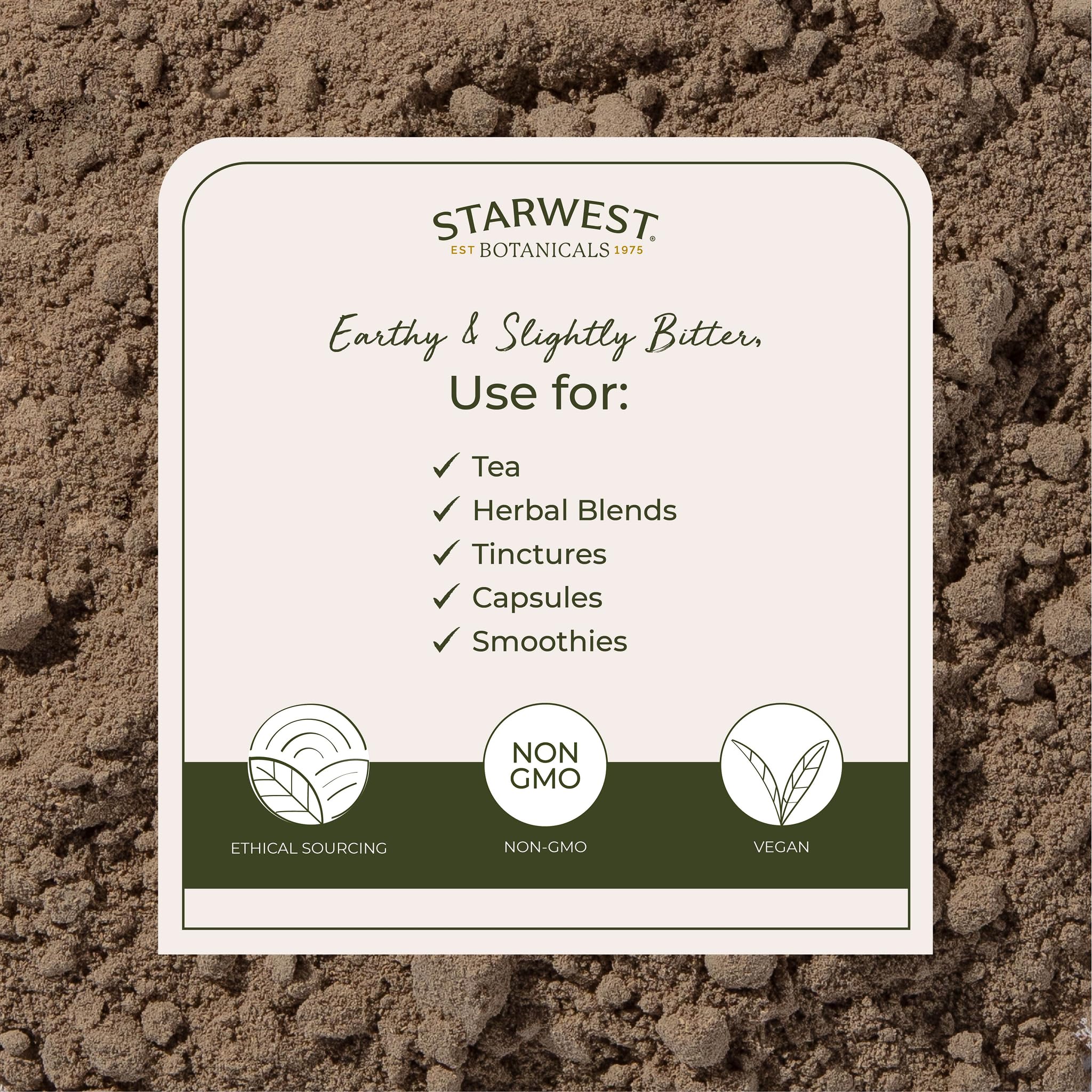 Starwest Kava Kava Root Powder tea in cup for infusion