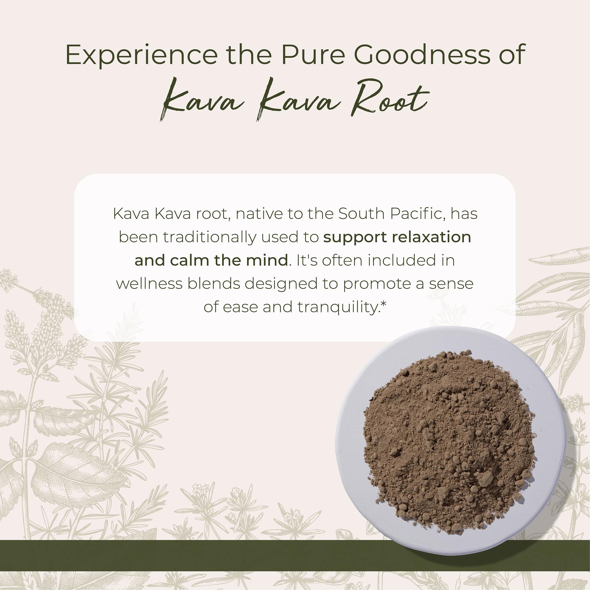 Close-up of Starwest Kava Kava Powder texture for smooth mixing