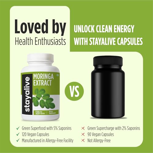 Stay Alive Moringa label on eco packaging reinforces trust.