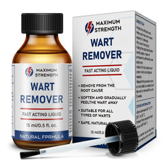 STAY STOKED Wart Remover bottle for at-home plantar wart care and easy application.
