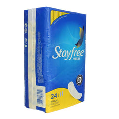 Stayfree Maxi Pads front-back leak protection for confidence