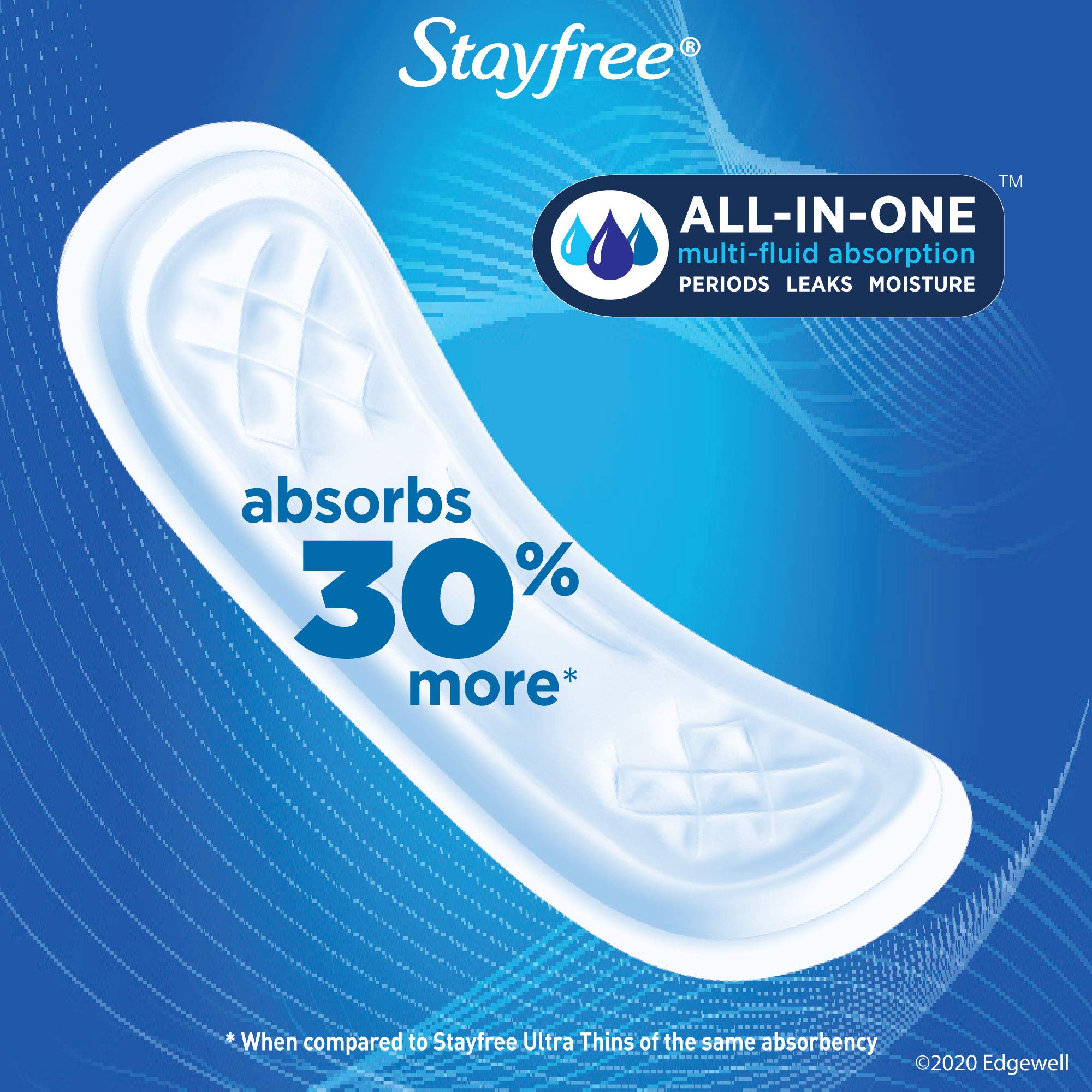 Stayfree Maxi Pads for Women Super soft cover highlighting gentle comfort on heavy days