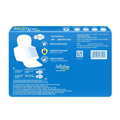 Stayfree Secure Cottony Wings close-up-absorbent-layers shows gentle, effective absorbency and comfort.