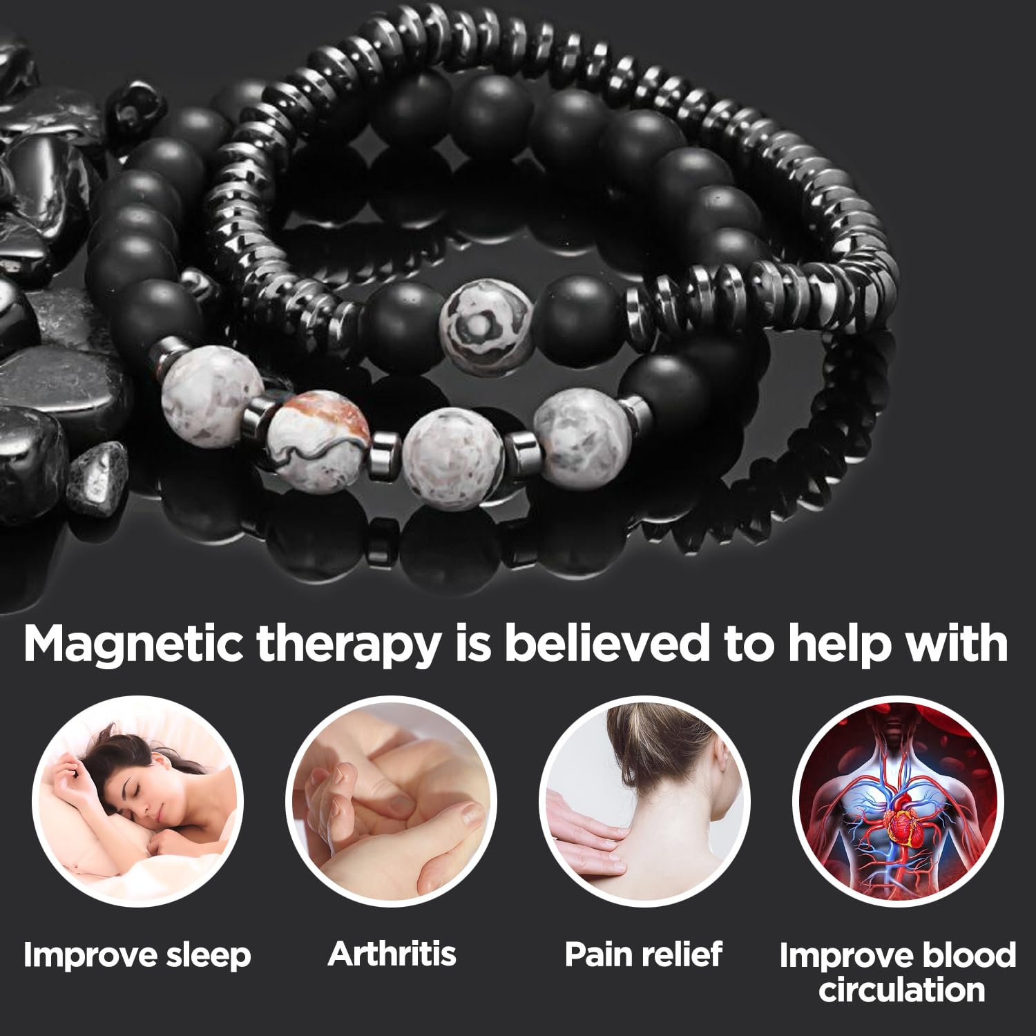 STCORPS7 unisex bracelet on wrist demonstrates versatile style.