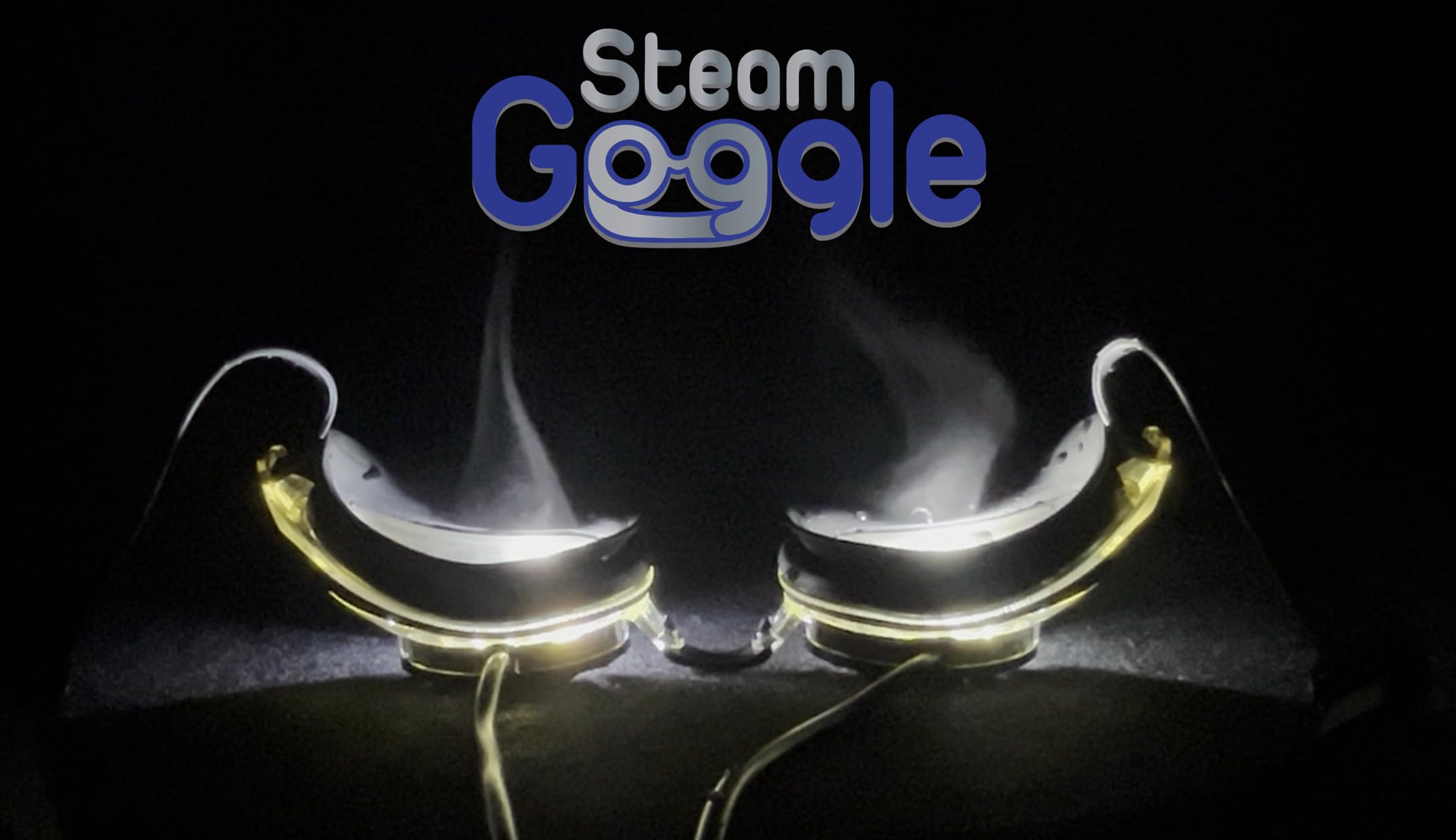 SteamGoggle power bank included keeps therapy portable and convenient.