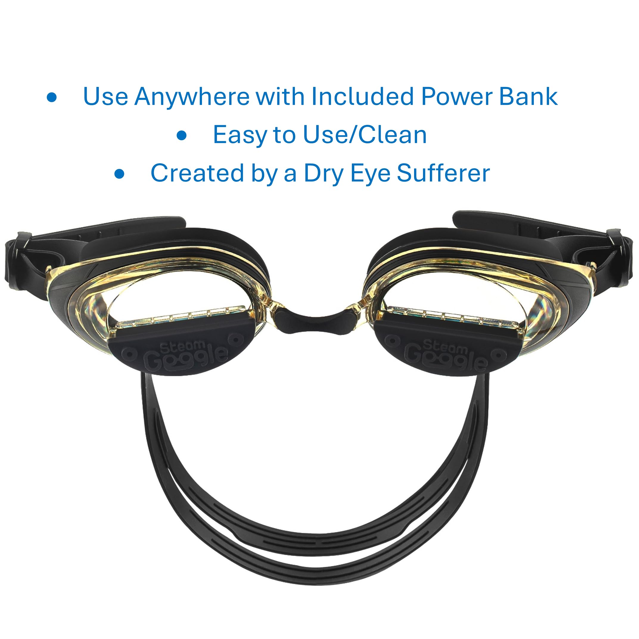 SteamGoggle while reading during treatment for comfortable use.
