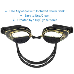 SteamGoggle while reading during treatment for comfortable use.