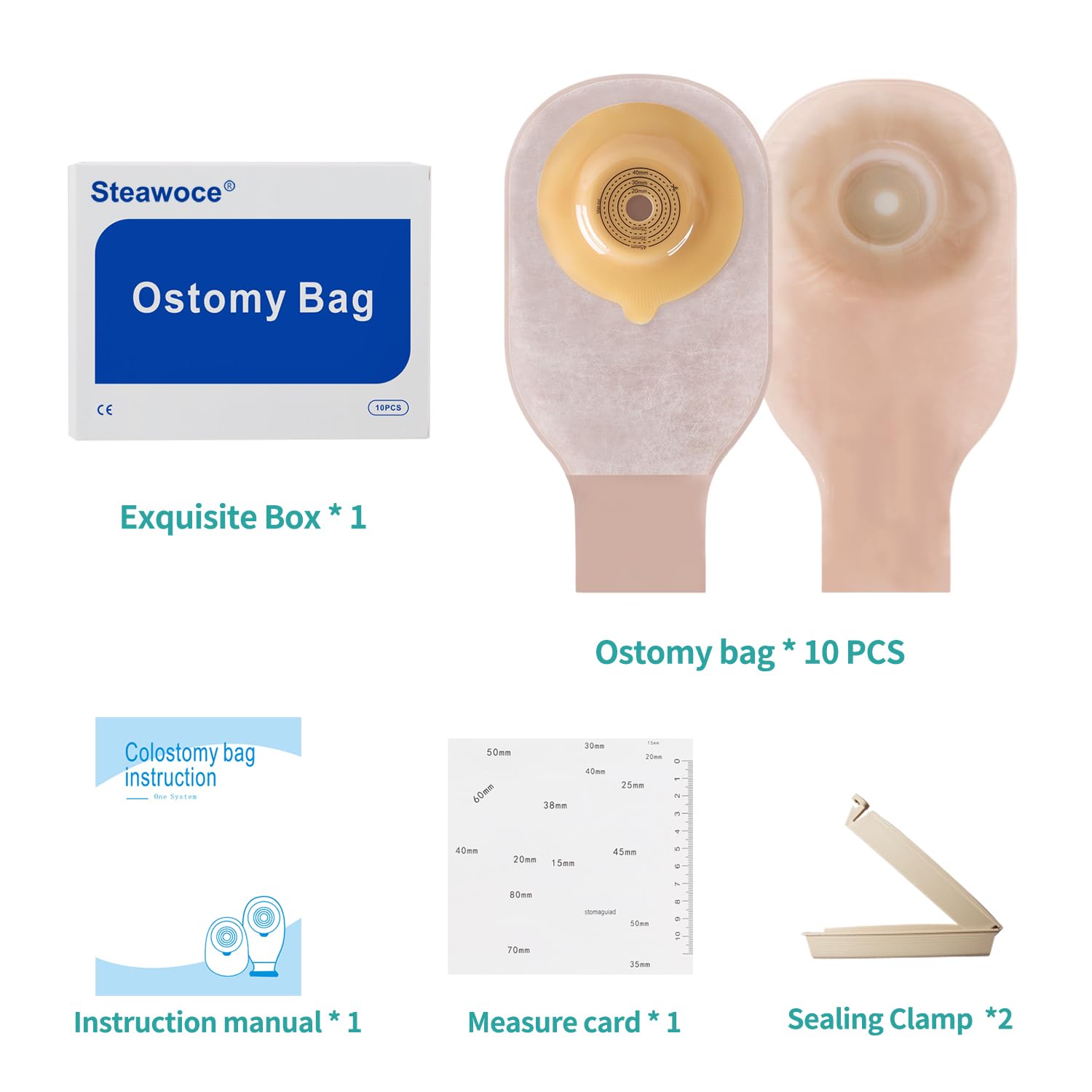 Sealing clip on Steawoce bag enables hygienic emptying