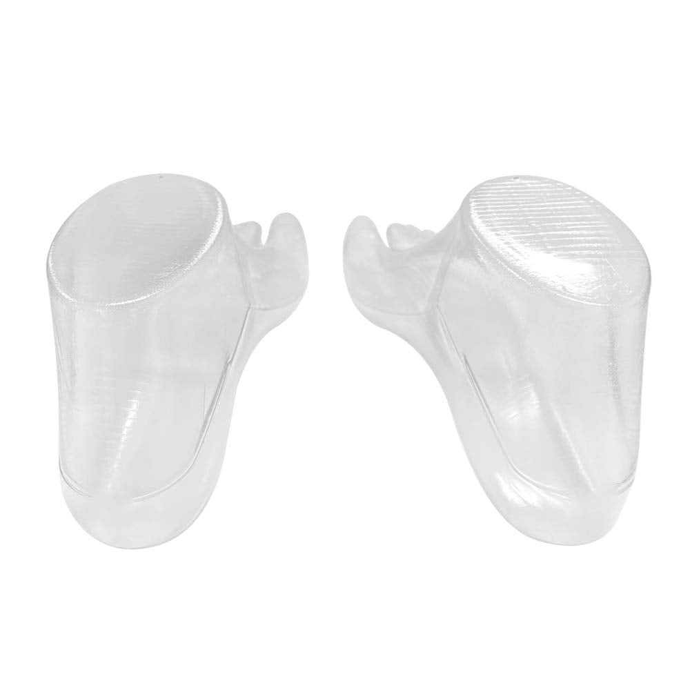 SteelFever transparent plastic foot model ideal for showcasing sneakers.