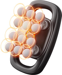 Stellamist 12-head massage gun front view highlights deep-tissue relief and versatile recovery