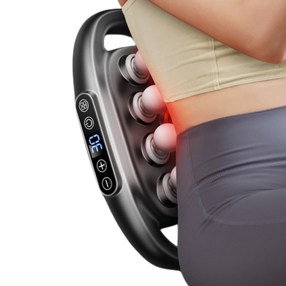 Stellamist 16 head massage gun set ergonomic grip for comfortable handling.