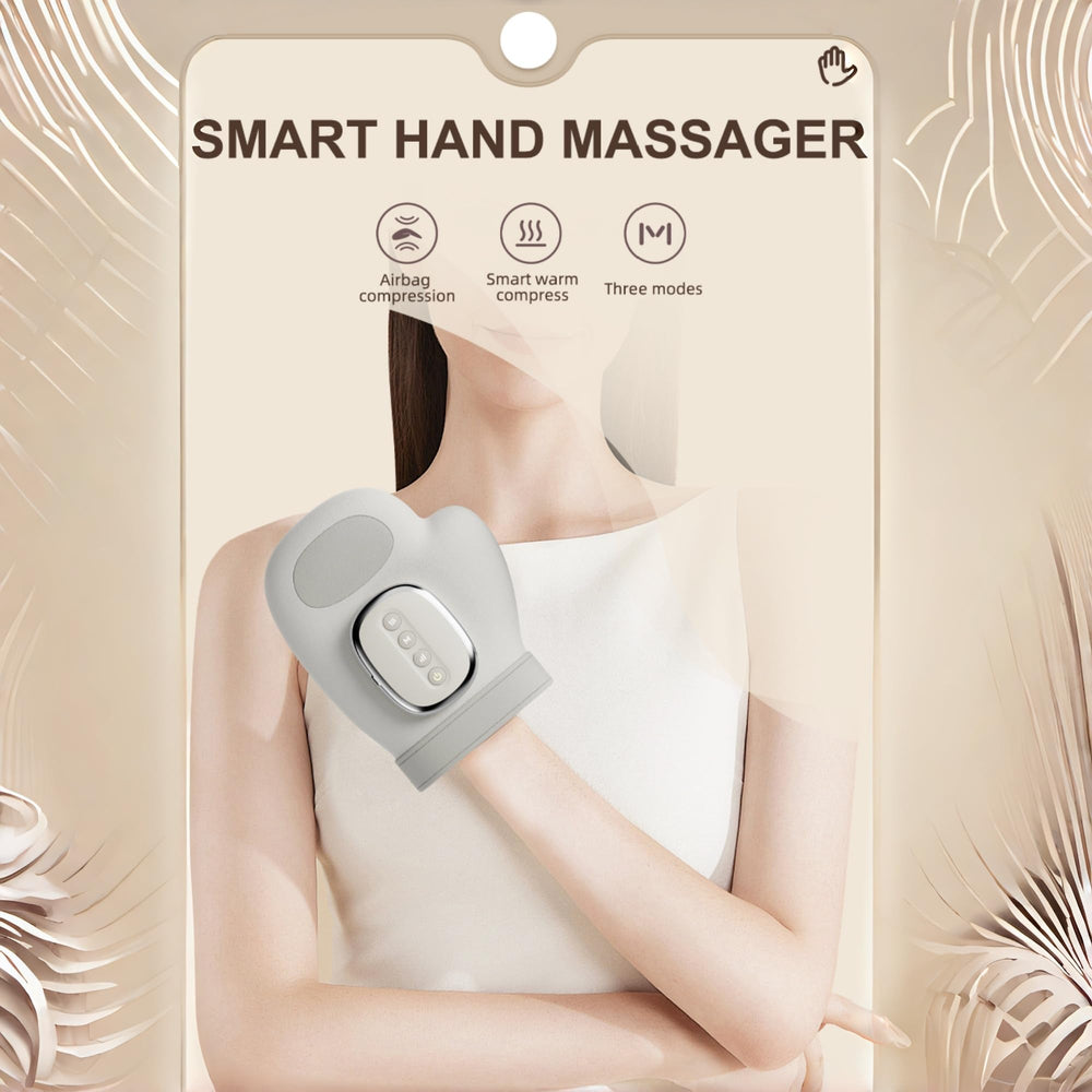 Thirteen TPU airbags provide targeted compression across palm, fingers, and wrist