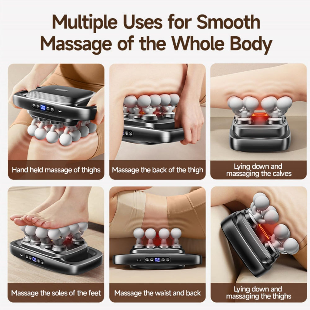 Stellamist Upgraded 16-Head Massage Gun Type-C charging for fast recharges.