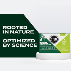 Stem Repels Mosquitoes wipes contain no added dye or fragrance