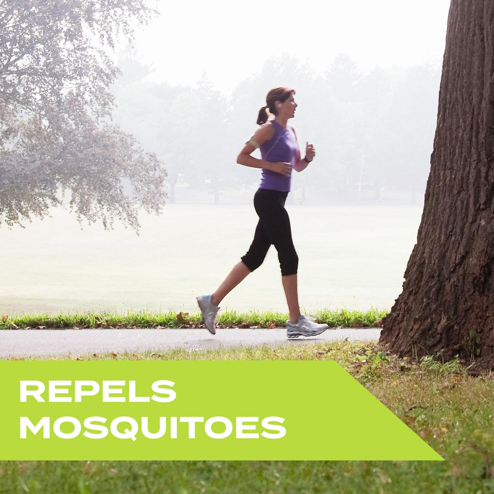 STEM Repels Mosquitoes wipes pack back shows directions for safe family use.
