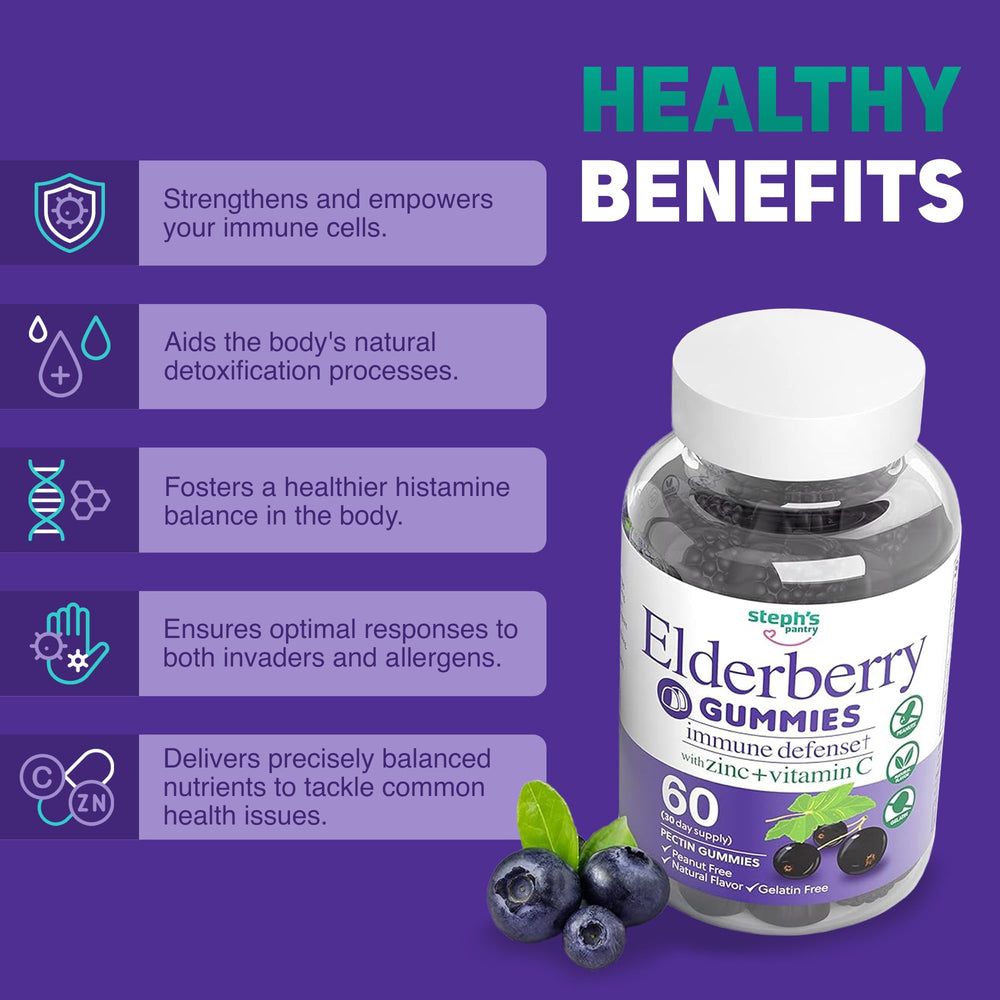 Image demonstrates 1–2 gummies as a simple daily dose for daily routine.