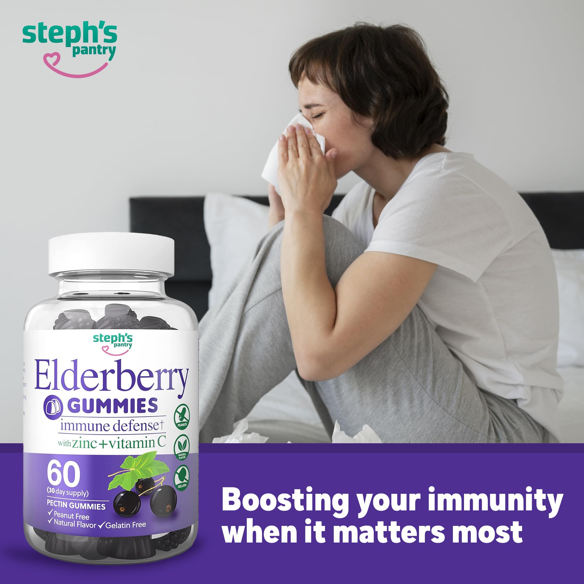 Plant-based pectin ingredients ensure a gelatin-free vegan supplement.