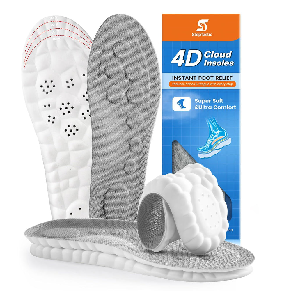 StepTastic plantillas nube amortiguación para caminatas suaves y confortables