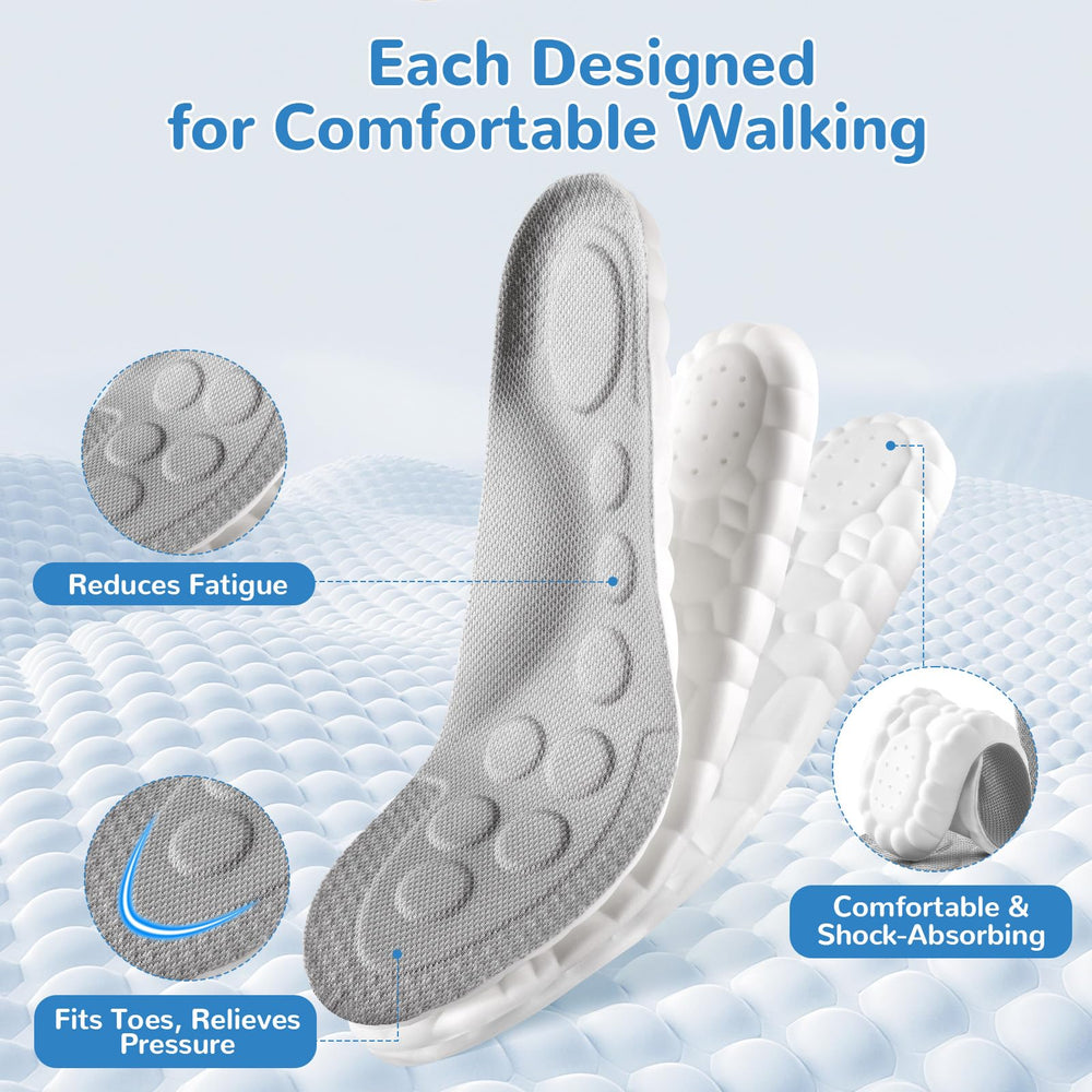 StepTastic Insole breathability holes keep feet cool and dry.