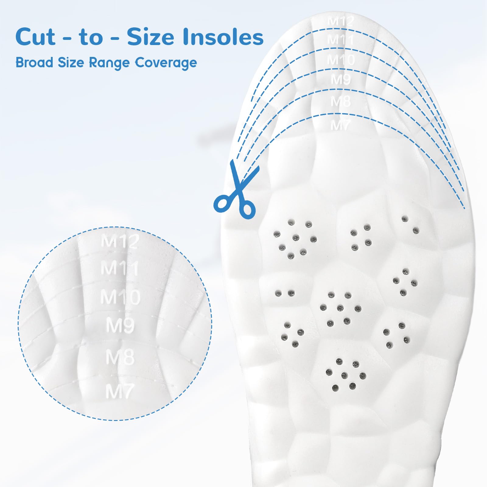 StepTastic Insole ergonomic heel cup supports natural alignment.