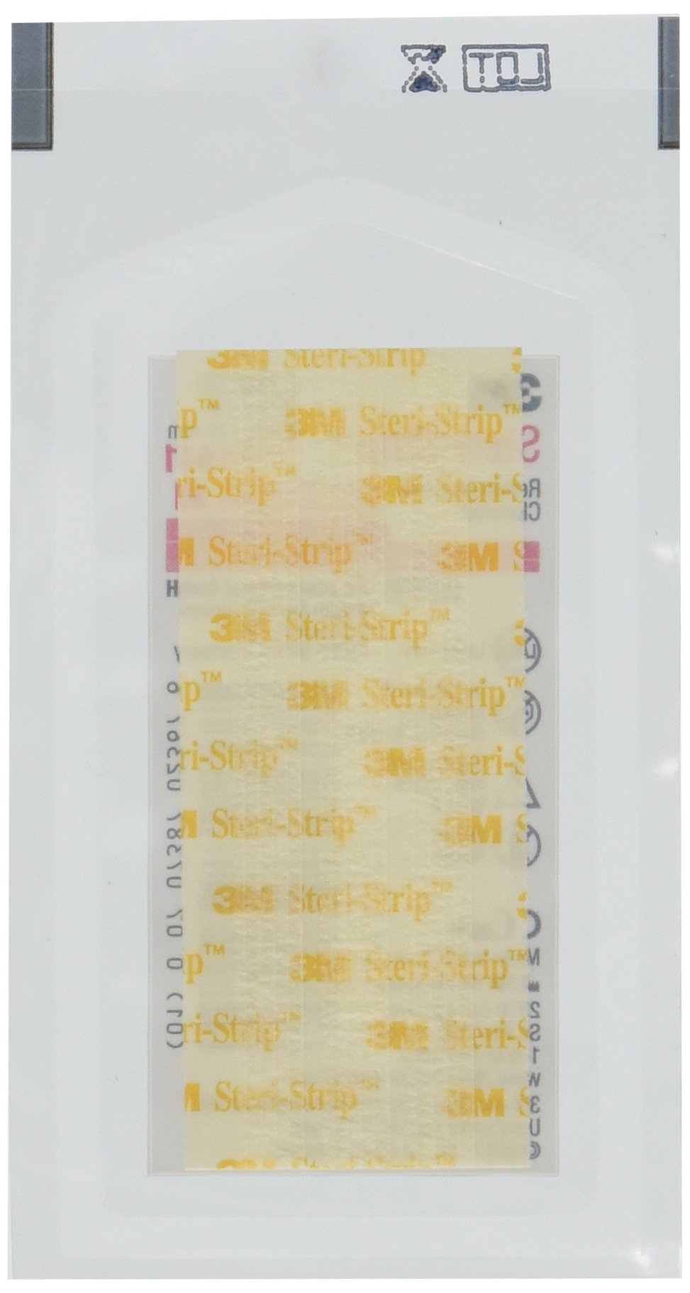 Steri-Strip paquetes de 10 x 3 cierres, convenientes para uso rápido en casa.