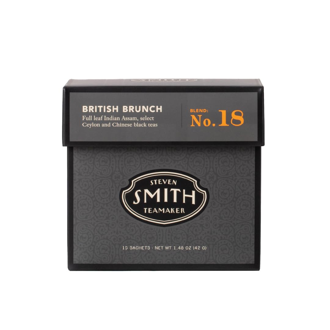 Steven Smith Teamaker British Brunch No. 18 tea sachets for a rich English breakfast