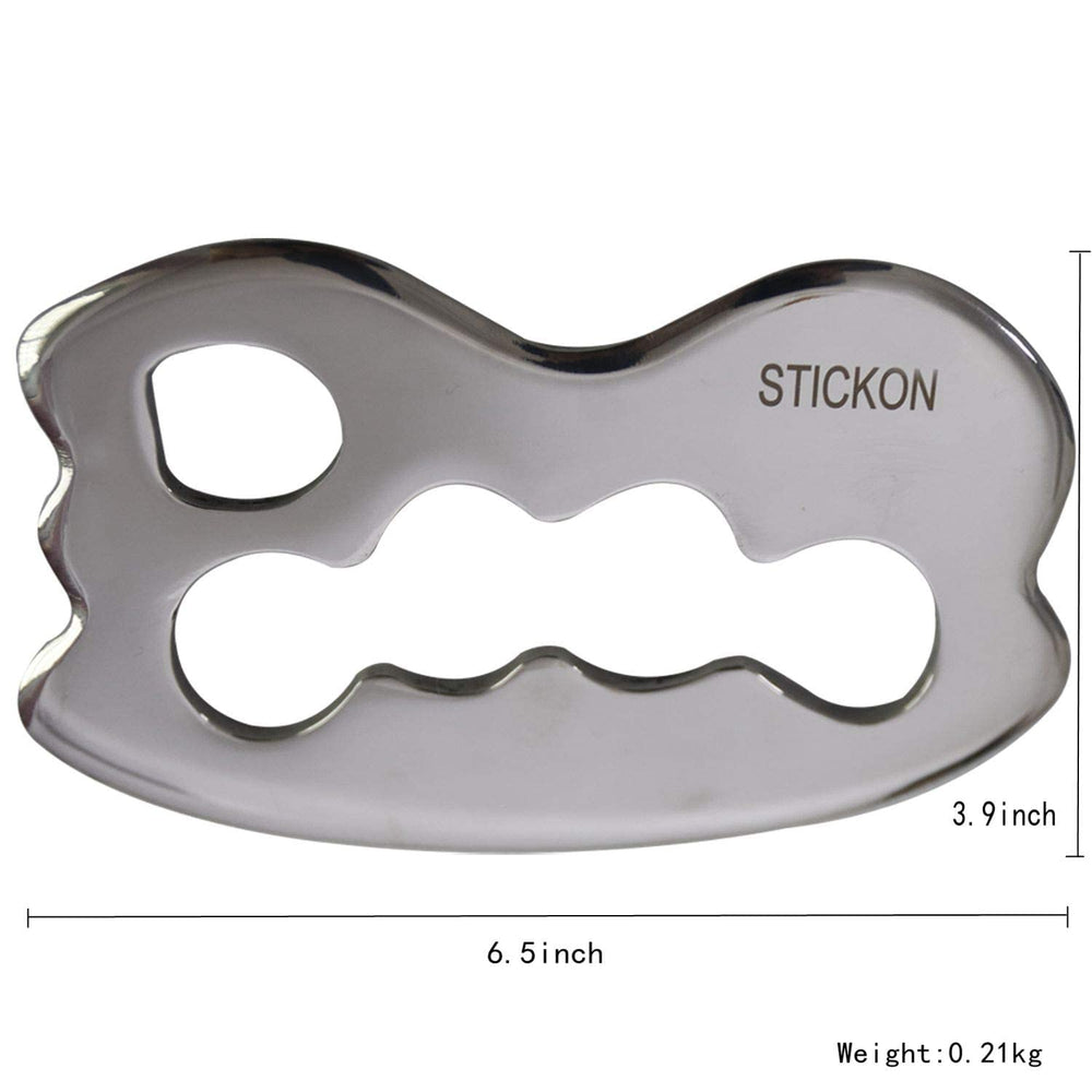 STICKON professional-grade stainless steel Gua Sha for clinics.