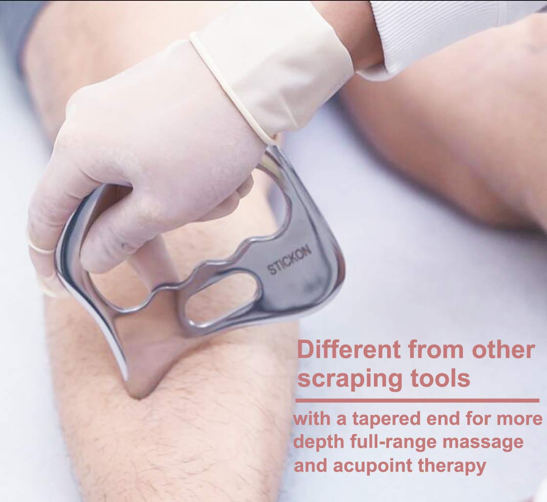 STICKON Gua Sha Tool K-Shape forearms for soreness relief