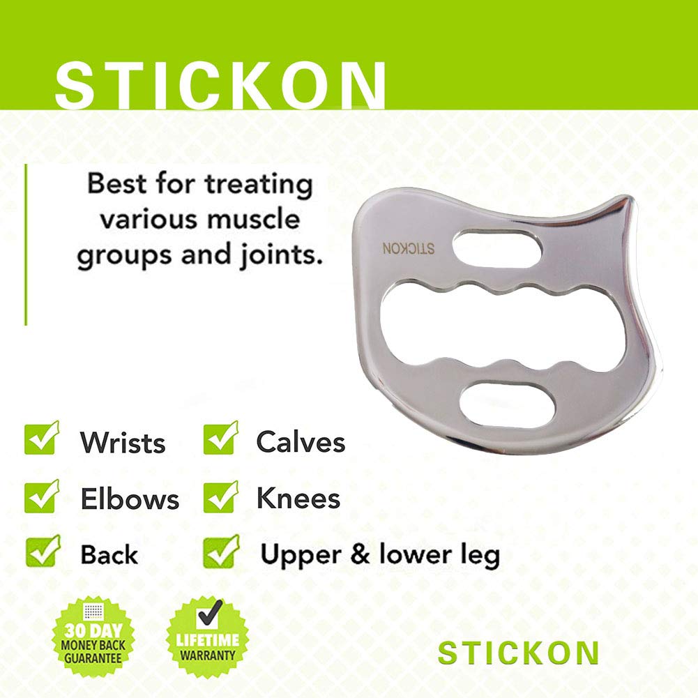 STICKON Gua Sha Tool K-Shape neck target for tension release