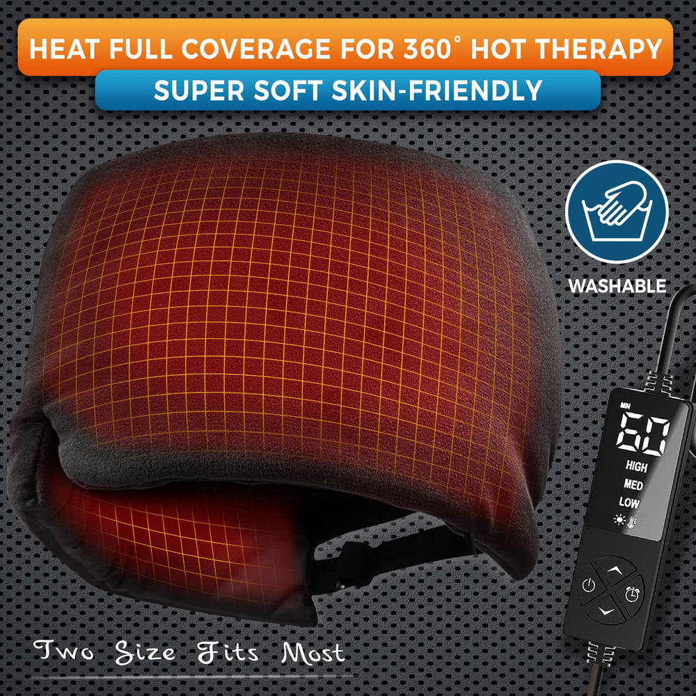 Sticro large mask heats quickly for rapid warmth during sessions