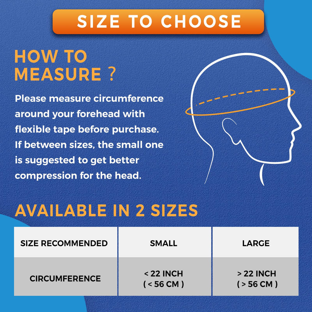 Sticro cap over cheek area delivering comforting heat for tension.