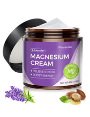 stilip magnesium cream lavender jar for soothing nighttime relaxation and skin care.