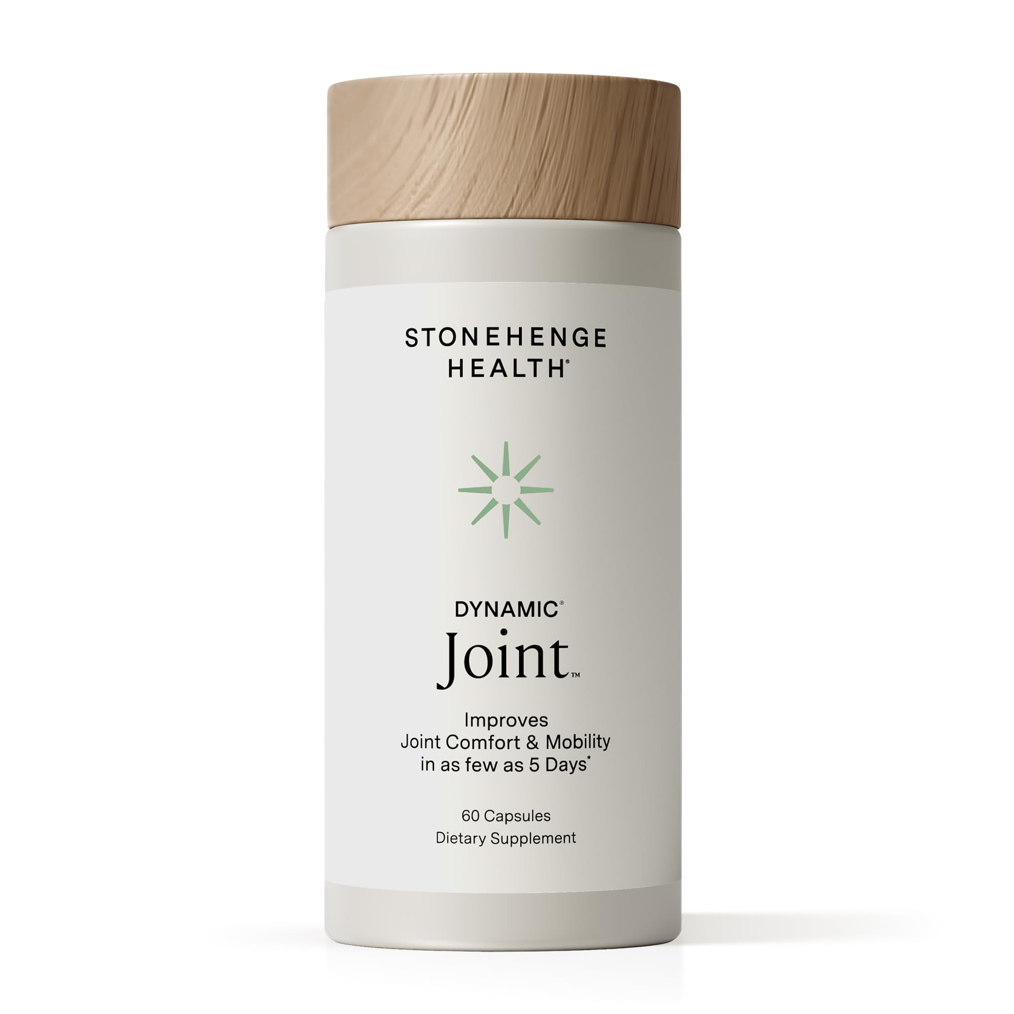 Stonehenge Health Dynamic Joint Health bottle with AprèsFlex Boswellia for potential joint comfort
