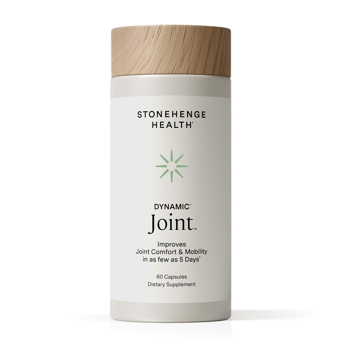 Stonehenge Health Dynamic Joint Health bottle with AprèsFlex Boswellia for potential joint comfort