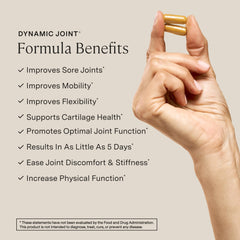 Stonehenge Health Dynamic Joint Health MSM capsules image emphasizing tissue support for mobility