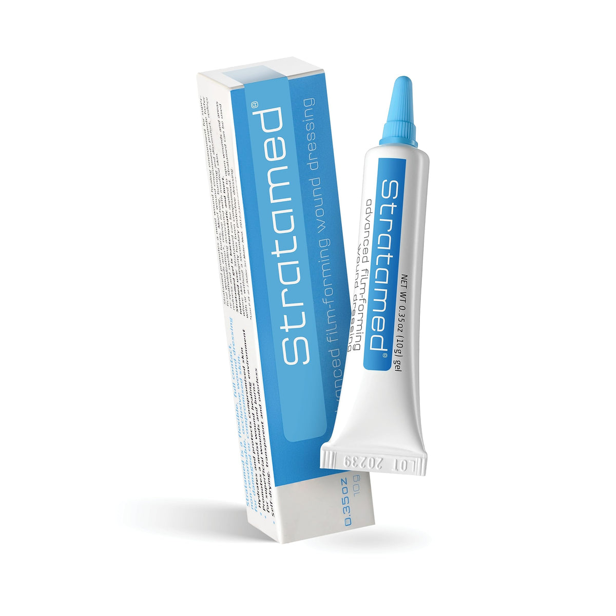 Stratamed advanced film-forming wound dressing forms protective barrier on healing skin.