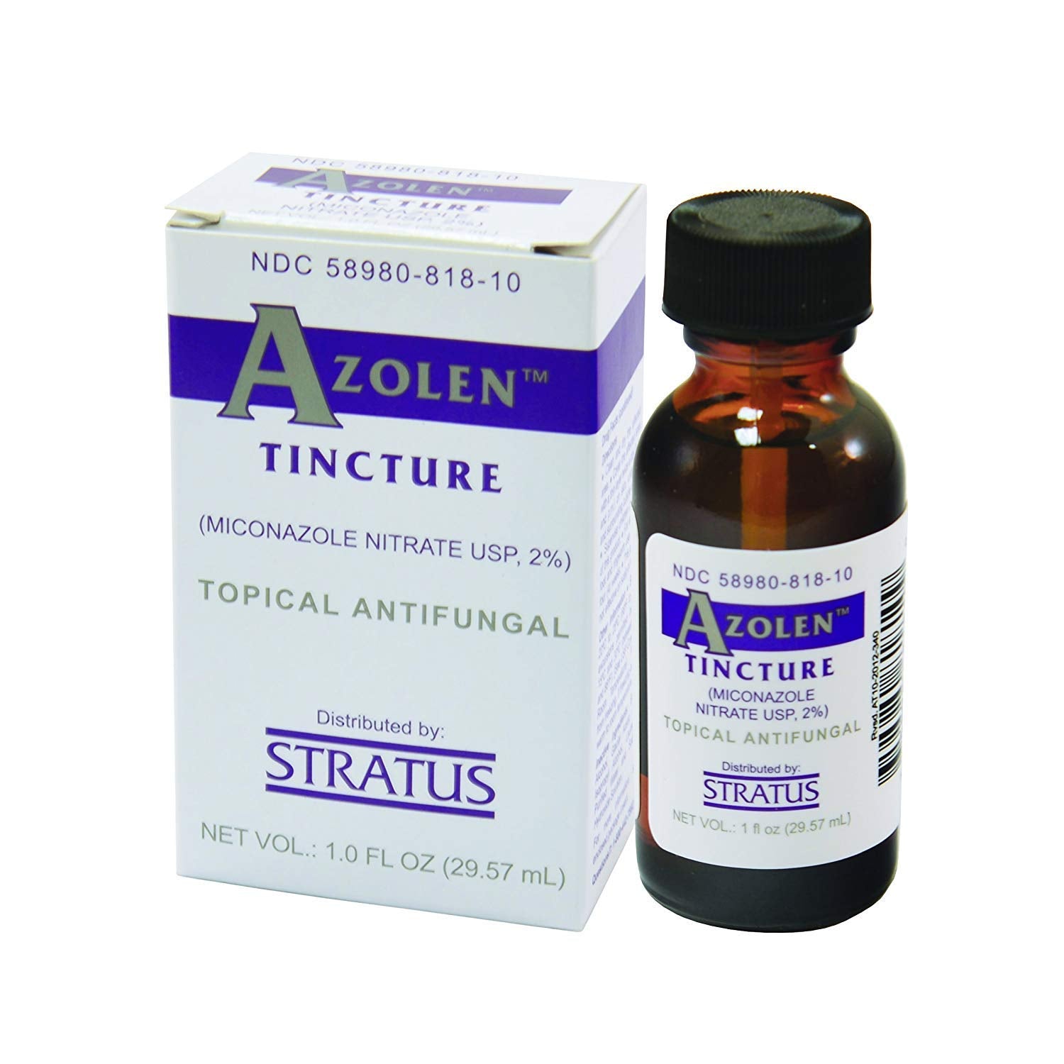 STRATUS PHARMACEUTICALS Azolen Tincture pour on skin for targeted antifungal care