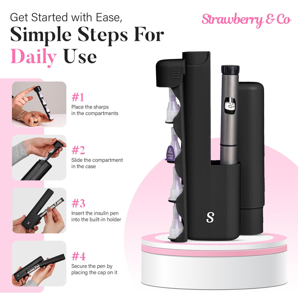 STRAWBERRY AND CO durable outer shell for everyday use and travel