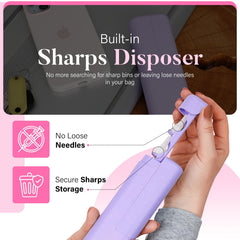 STRAWBERRY & CO compact portable design fits in bags and purses