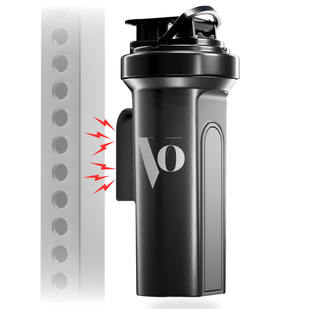 Strenvo Mag Shaker Bottle with phone mount keeps your device secure during workouts