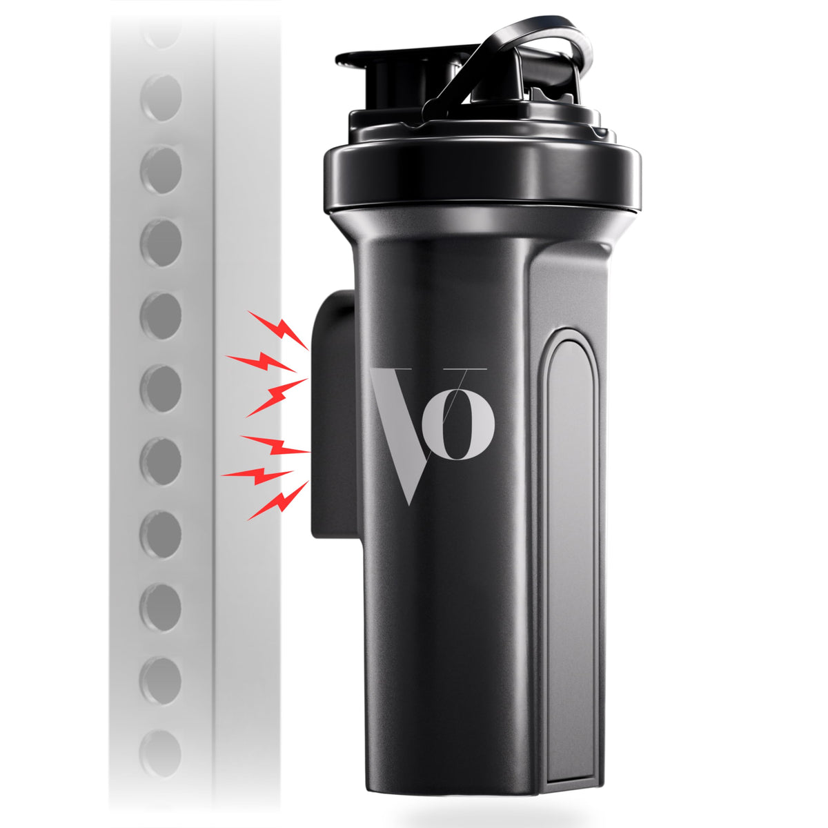 Strenvo Mag Shaker Bottle with phone mount keeps your device secure during workouts