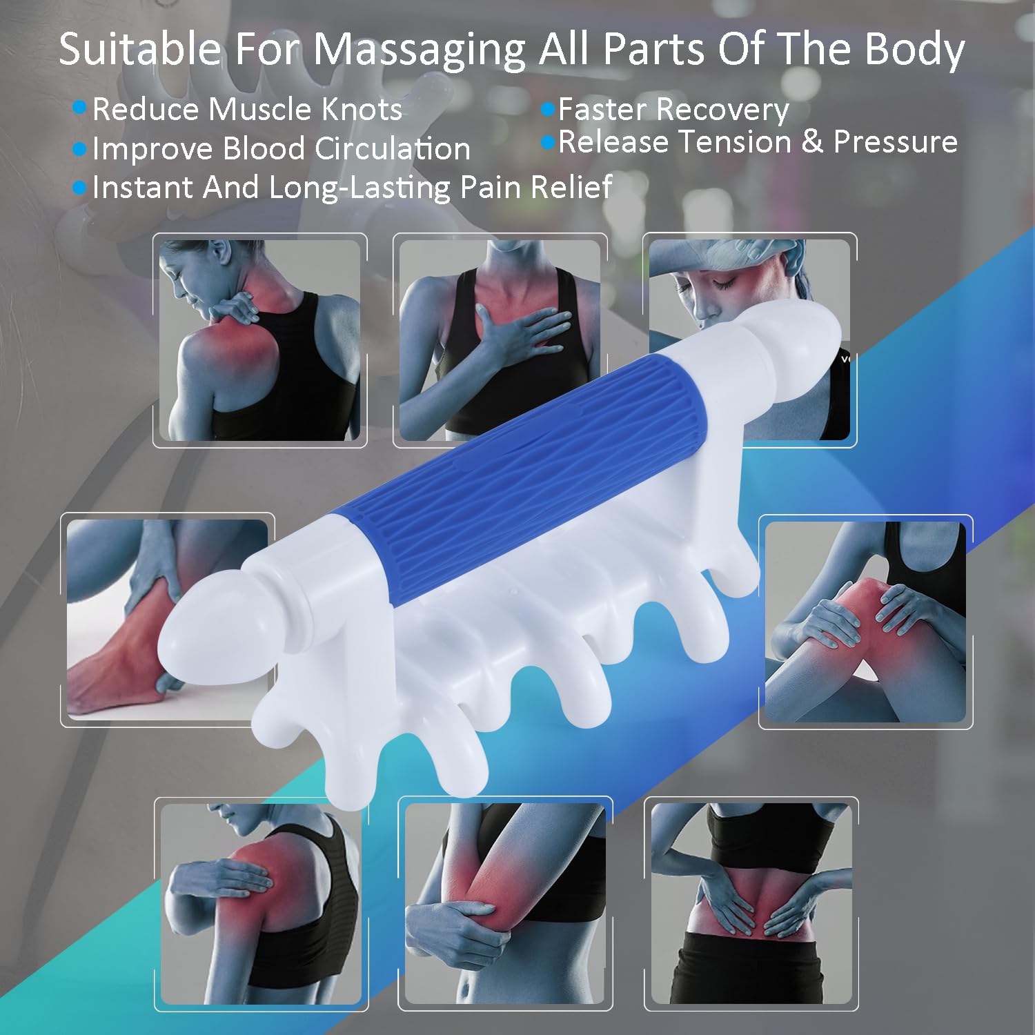 Strict fascia massage tool with ergonomic grip for precise trigger work.