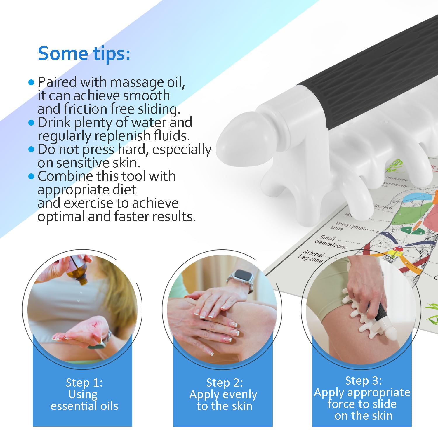 Strict fascia massage tool for full body use to relieve stiffness and improve recovery.